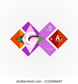 Banner de opciones de infografía vectorial, diseño de estilo de papel. Ilustración vectorial para diseño de flujo de trabajo, diagrama, opciones de número, opciones de paso, plantilla de concepto web
