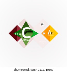 Vector infographic options banner, paper style design. Vector illustration for workflow layout, diagram, number options, step up options, web concept template