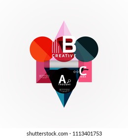 Vektorgrafik Optionen Banner, Papier Stil Design. Vektorgrafik für das Workflow-Layout, Diagramm, Zahlenoptionen, Optionen zum Aufheben, Vorlage für Webkonzepte