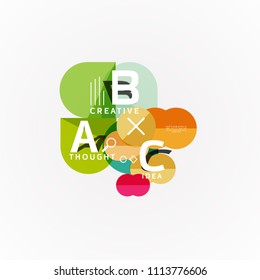 Vector infographic options banner, paper style design. Vector illustration for workflow layout, diagram, number options, step up options, web concept template