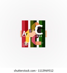 Banner de opciones de infografía vectorial, diseño de estilo de papel. Ilustración vectorial para diseño de flujo de trabajo, diagrama, opciones de número, opciones de paso, plantilla de concepto web