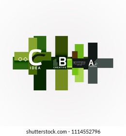 Vector infographic options banner, paper style design. Vector illustration for workflow layout, diagram, number options, step up options, web concept template