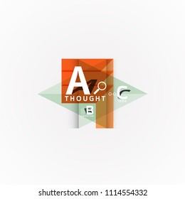 Vector infographic options banner, paper style design. Vector illustration for workflow layout, diagram, number options, step up options, web concept template