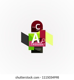 Banner de opciones de infografía vectorial, diseño de estilo de papel. Ilustración vectorial para diseño de flujo de trabajo, diagrama, opciones de número, opciones de paso, plantilla de concepto web