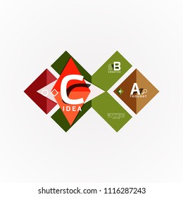 Vector infographic options banner, paper style design. Vector illustration for workflow layout, diagram, number options, step up options, web concept template