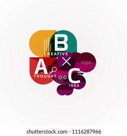 Vector infographic options banner, paper style design. Vector illustration for workflow layout, diagram, number options, step up options, web concept template