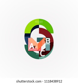 Vector infographic options banner, paper style design. Vector illustration for workflow layout, diagram, number options, step up options, web concept template