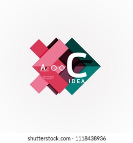 Banner de opções de infográfico de vetor, design de estilo de papel. Ilustração vetorial para layout de fluxo de trabalho, diagrama, opções de número, opções de passo acima, modelo de conceito da Web
