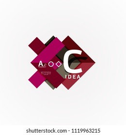 Banner de opciones de infografía vectorial, diseño de estilo de papel. Ilustración vectorial para diseño de flujo de trabajo, diagrama, opciones de número, opciones de paso, plantilla de concepto web