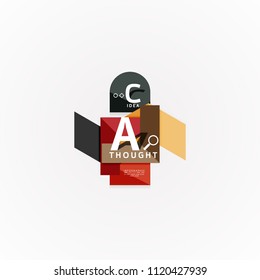 Banner de opciones de infografía vectorial, diseño de estilo de papel. Ilustración vectorial para diseño de flujo de trabajo, diagrama, opciones de número, opciones de paso, plantilla de concepto web