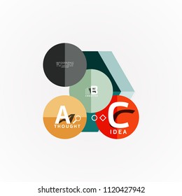 Vector infographic options banner, paper style design. Vector illustration for workflow layout, diagram, number options, step up options, web concept template