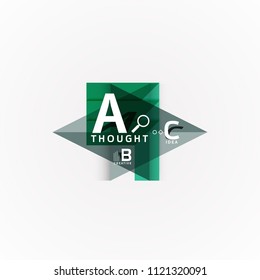 Vector infographic options banner, paper style design. Vector illustration for workflow layout, diagram, number options, step up options, web concept template