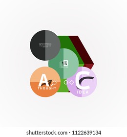 Vector infographic options banner, paper style design. Vector illustration for workflow layout, diagram, number options, step up options, web concept template