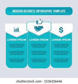 vector infographic presentation design tamplate 