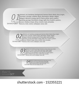 Vector infographic set