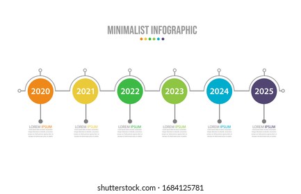 Vector Infographic stack chart design with icons and 6 options or steps. Infographics for business concept. Can be used for presentations banner, workflow layout, process diagram, flow chart,