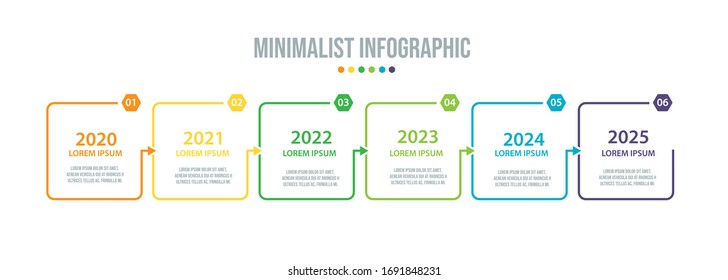 Vector Infographic stack chart design with icons and 6 options or steps. Infographics for business concept. Can be used for presentations banner, workflow layout, process diagram, flow chart,