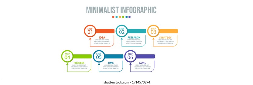 Vector Infographic stack chart design with icons and 6 options or steps. Infographics for business concept. Can be used for presentations banner, workflow layout, process diagram, flow chart,