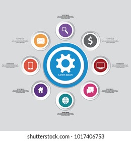 Vector infographic template 