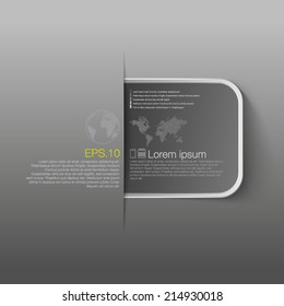 Vector infographic template