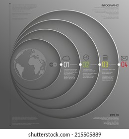 Vector infographic template