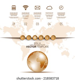 Vector infographic template