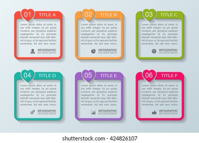 Vector infographic template