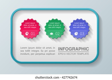 Vector infographic template