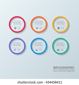 Vector infographic template