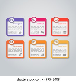 Vector infographic template 