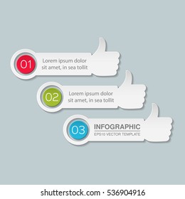 Vector infographic template