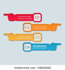 Vector infographic template