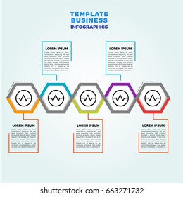 Vector infographic template