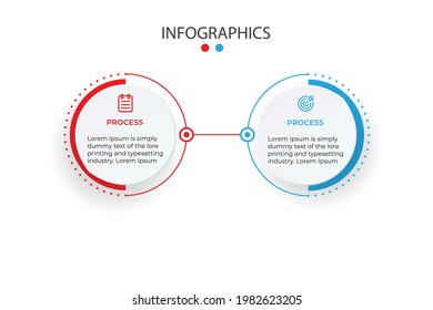 Vector infographic template with 3D paper label, integrated circles. Business concept with 8 options. For content, diagram, flowchart, steps, parts