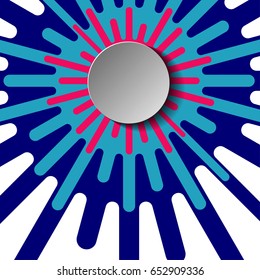 Vector infographic template. Abstract geometric background.