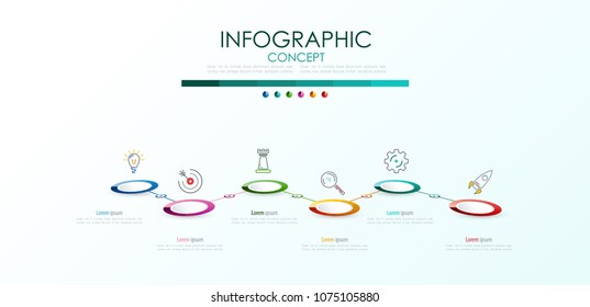Vector infographic template. Business concept with options.Vector illustration.