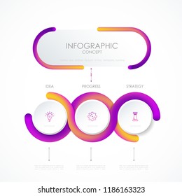 Vector infographic template. Business concept with options.Vector illustration.