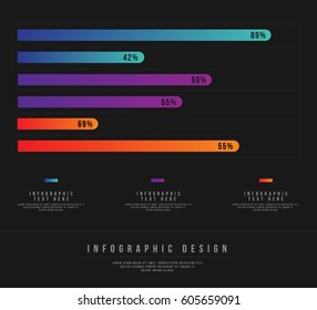 Vector infographic template. Business concept for content, diagram, flowchart, steps, parts, timeline infographics, workflow layout, chart