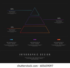 Vector infographic template. Business concept for content, diagram, flowchart, steps, parts, timeline infographics, workflow layout, chart