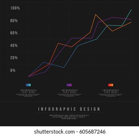 Vector infographic template. Business concept for content, diagram, flowchart, steps, parts, timeline infographics, workflow layout, chart