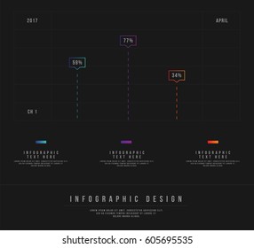 Vector infographic template. Business concept for content, diagram, flowchart, steps, parts, timeline infographics, workflow layout, chart