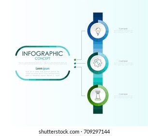 Vector infographic template. Business concept with options.Vector illustration.