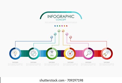 Vector infographic template. Business concept with options.Vector illustration.