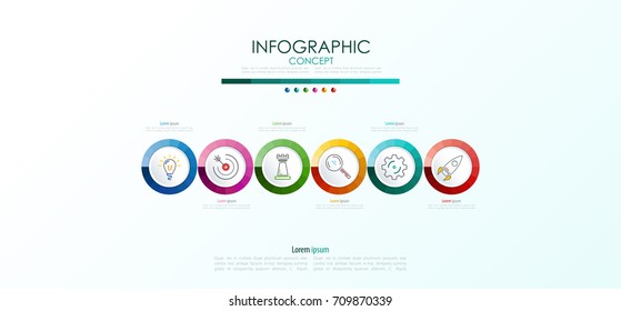 Vector infographic template. Business concept with options.Vector illustration.
