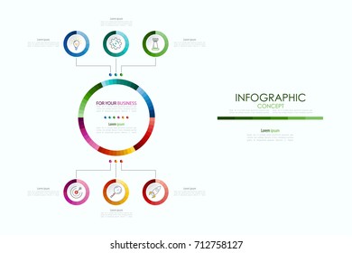 Vector infographic template. Business concept with options.Vector illustration.