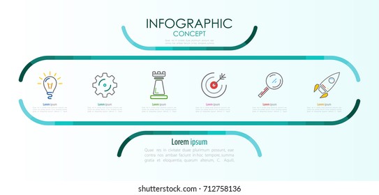 Vector infographic template. Business concept with options.Vector illustration.