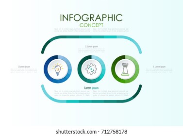 Vector infographic template. Business concept with options.Vector illustration.