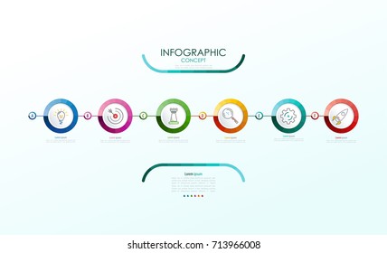Vector infographic template. Business concept with options.Vector illustration.