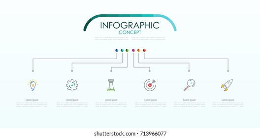 Vector infographic template. Business concept with options.Vector illustration.