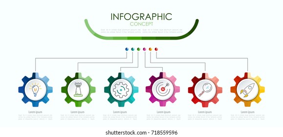 Vector infographic template. Business concept with options.Vector illustration.